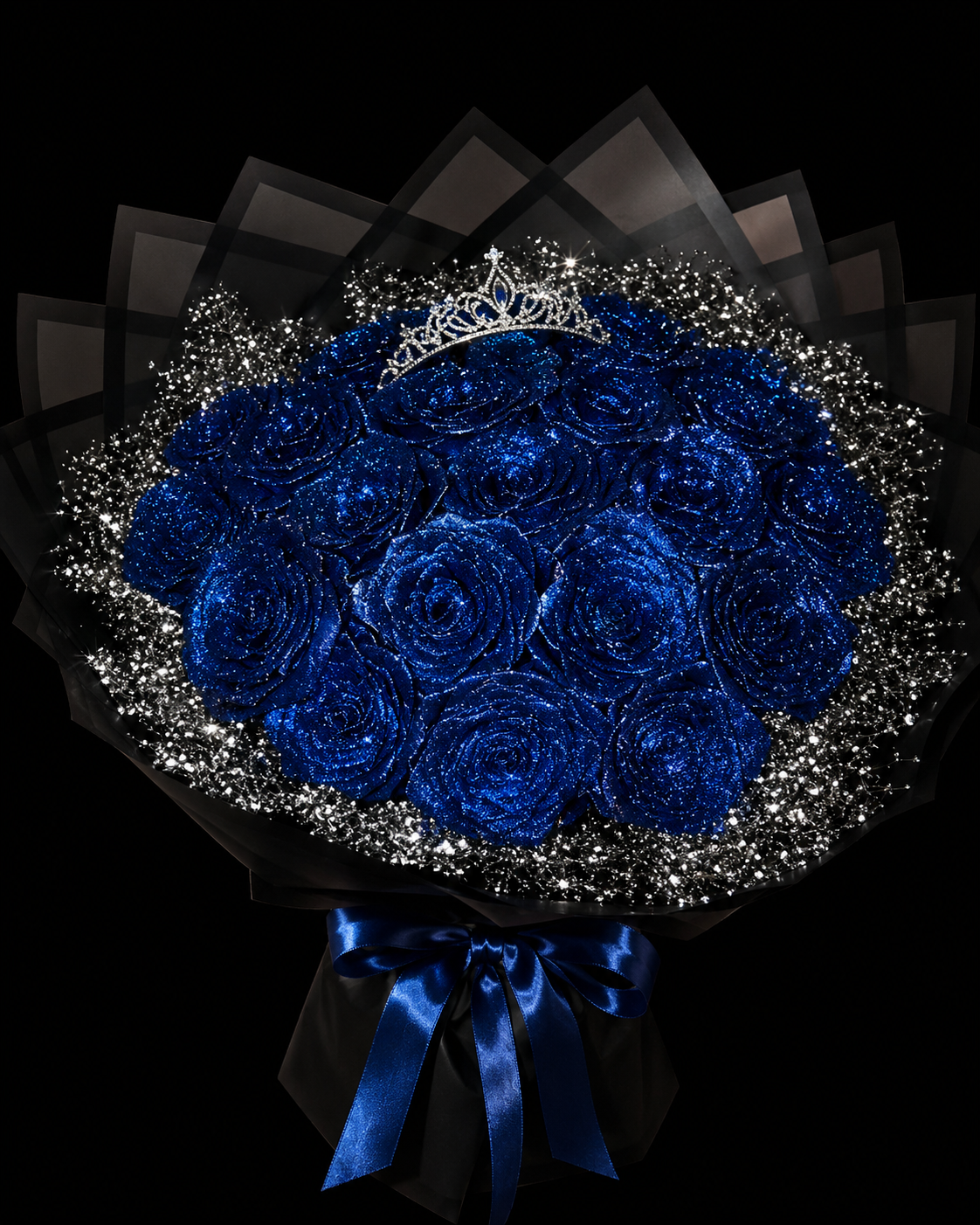 Buquê Azul Cristal